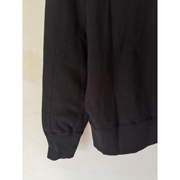 NWOT American Giant Men’s Classic Pullover Hoodie Large Heavyweight Black - Picture 5 of 7